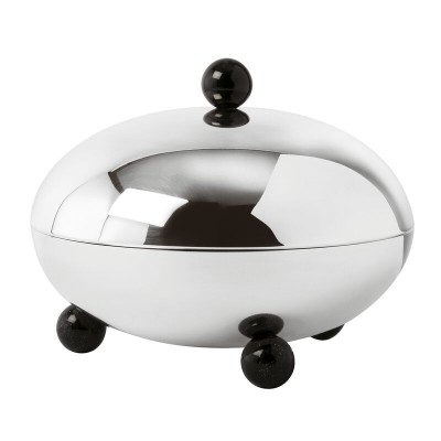 Penelope 20,5 Cm Kapaklı Gümüş Kaplama Orta Süsü