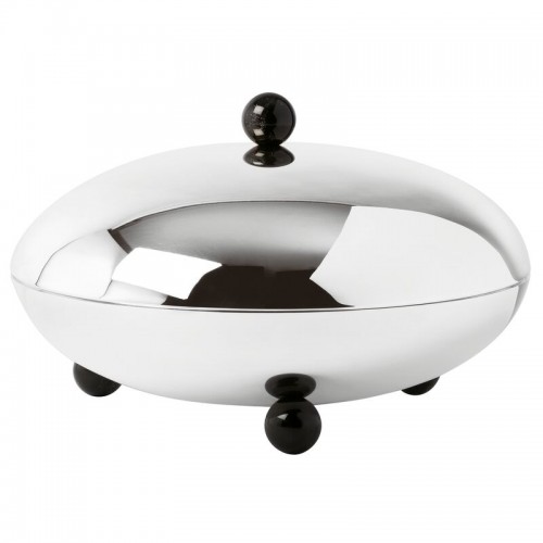 Penelope 26 Cm Kapaklı Gümüş Kaplama Orta Süsü