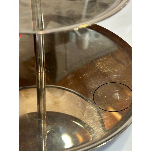 Penelope 2 Katlı Gümüş Kaplama Etejer