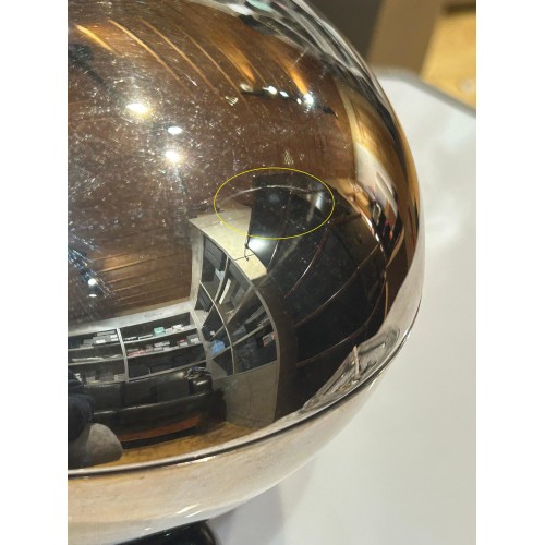 Penelope 20,5 Cm Kapaklı Gümüş Kaplama Orta Süsü