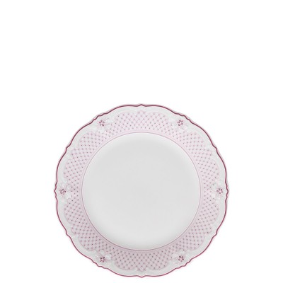 Baronesse Estelle Pink 20 Cm Kenarlı Tatlı Tabağı