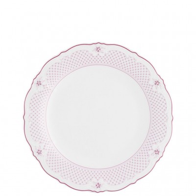 Baronesse Estelle Pink 25 Cm Kenarlı Yemek Tabağı