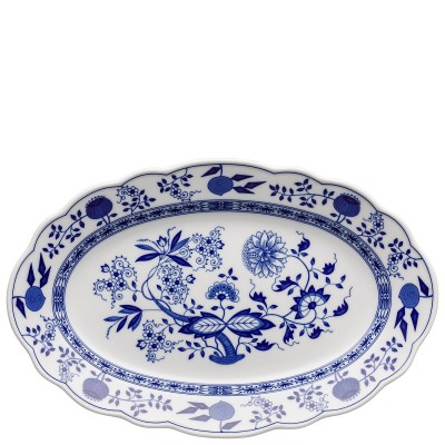 Blue Onion 38 Cm Oval Servis