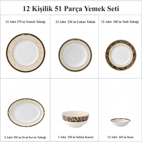 Cornucopia 12 Kişilik Yemek Seti Cornucopia 12 Kişilik Yemek Seti