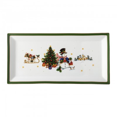 Happy Wintertime 36 Cm Oval Servis