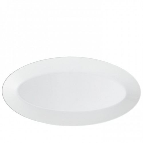 Jasper Conran White 39 Cm Oval Servis Tabağı