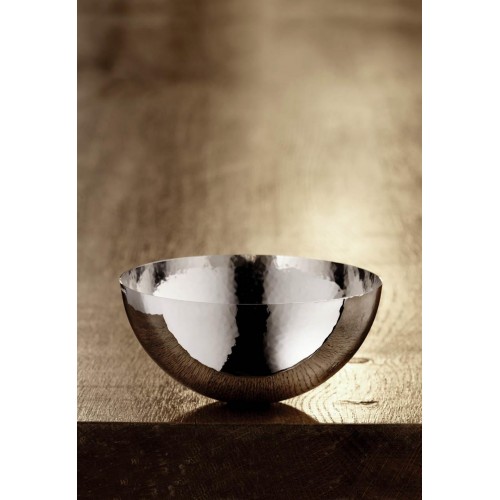 Martele 90 Gümüş Kaplama Plain Rim 12 Cm Kâse Martele 90 Gümüş Kaplama Plain Rim 12 Cm Kâse