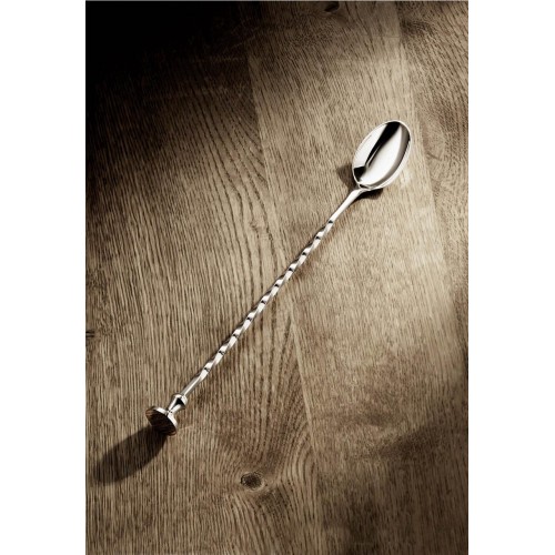 Martele 90 Gümüş Kaplama 27 Cm Bar Kaşığı Martele 90 Gümüş Kaplama 27 Cm Bar Kaşığı