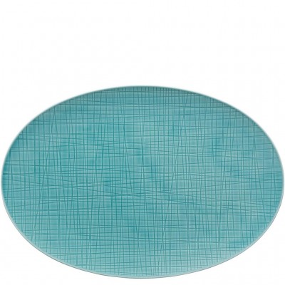Mesh Aqua 34 Cm Oval Servis Tabağı