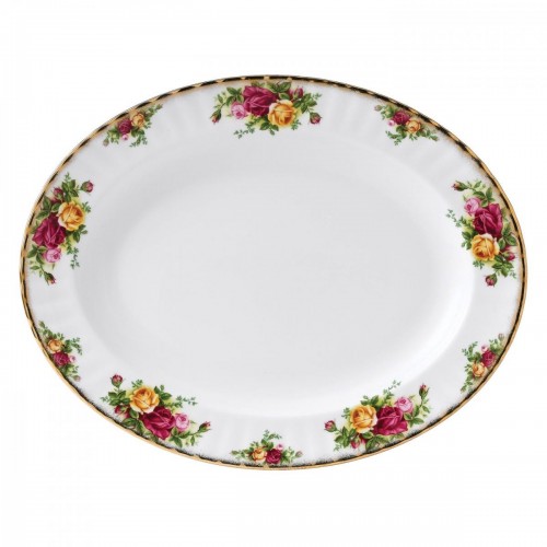 Old Country Roses 33 Cm Oval Servis Tabağı Old Country Roses 33 Cm Oval Servis Tabağı