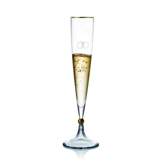 Remembrance 2 li Düğün Motifli Şampanya Kadehi