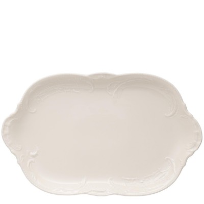 Sanssouci Elfenbein Ivory 38 Cm Oval Servis Tabağı