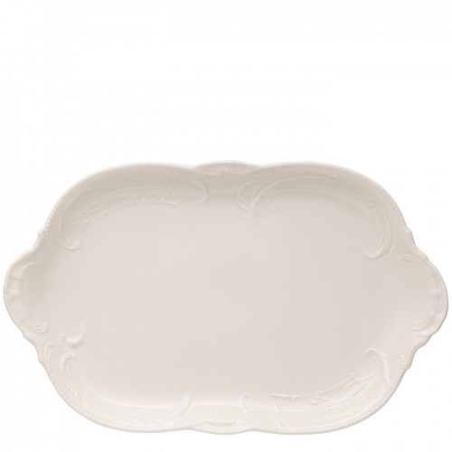 Sanssouci Elfenbein Ivory 38 Cm Oval Servis Tabağı