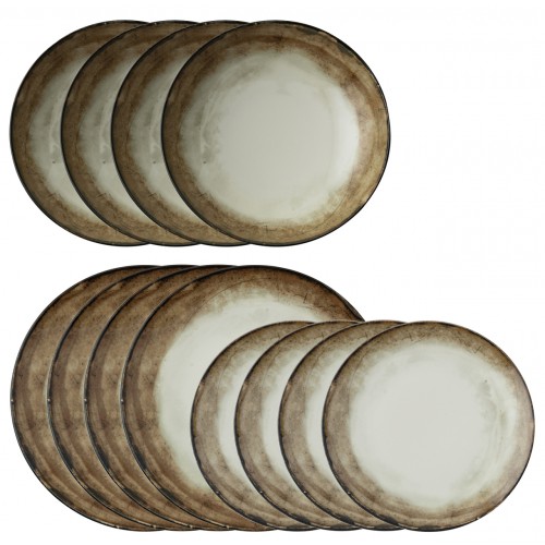 Shade Earth Porcelain 12 Parça Yemek Seti Shade Earth Porcelain 12 Parça Yemek Seti