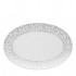 Tac Skin Platin 34 Cm Oval Servis Tabağı