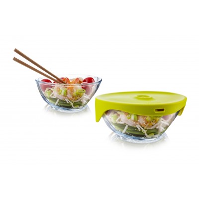 Tomorrow Green 17 Cm  Kapaklı Kâse