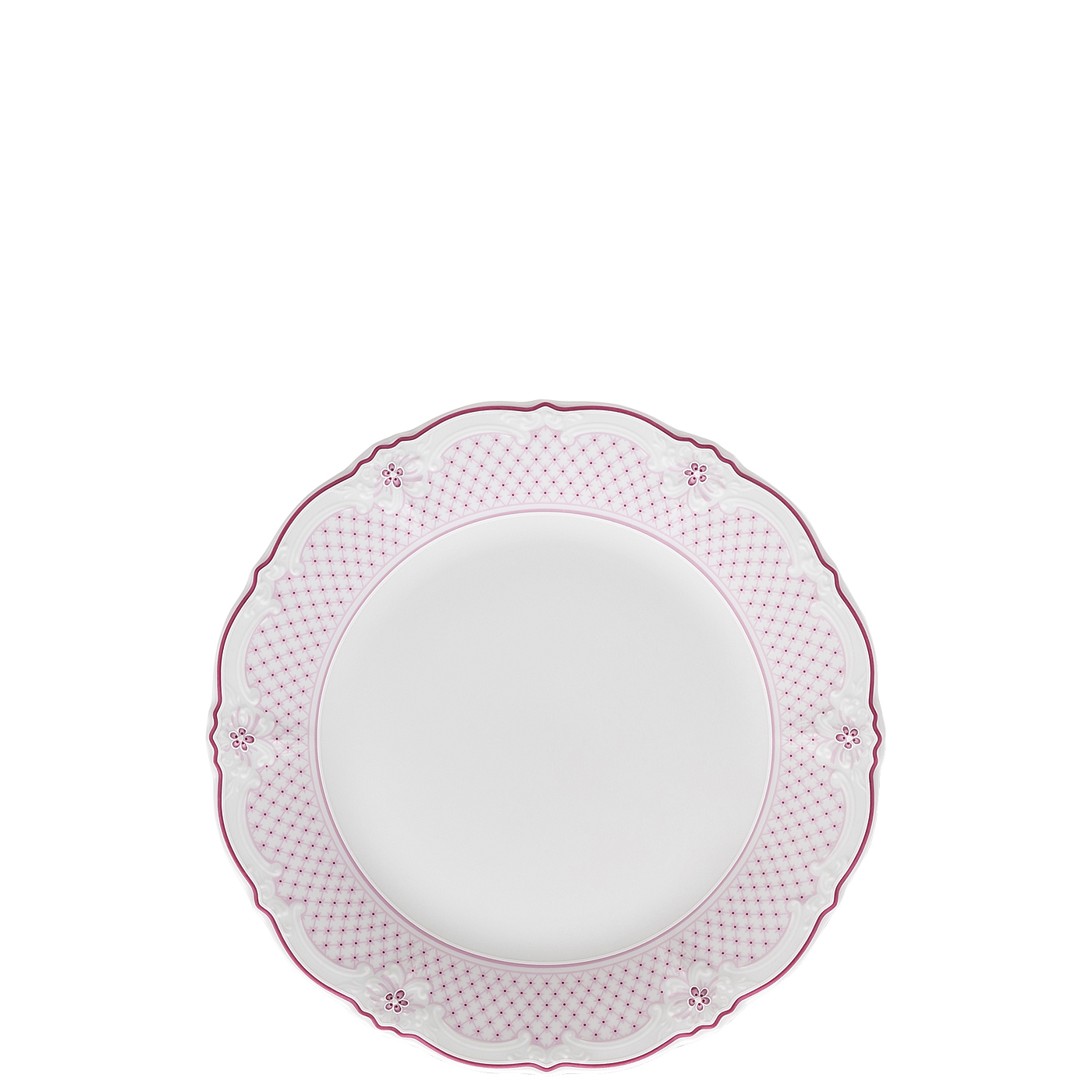 Baronesse Estelle Pink 20 Cm Kenarlı Tatlı Tabağı