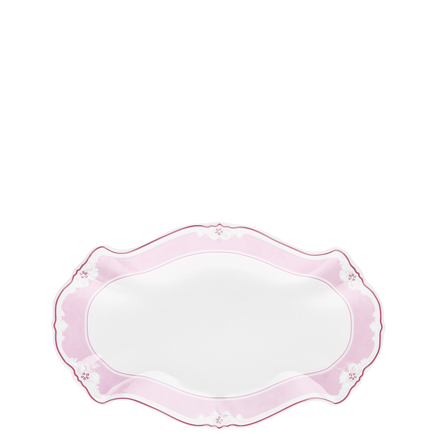 Baronesse Estelle Pink 20 Cm Oval Servis Tabağı