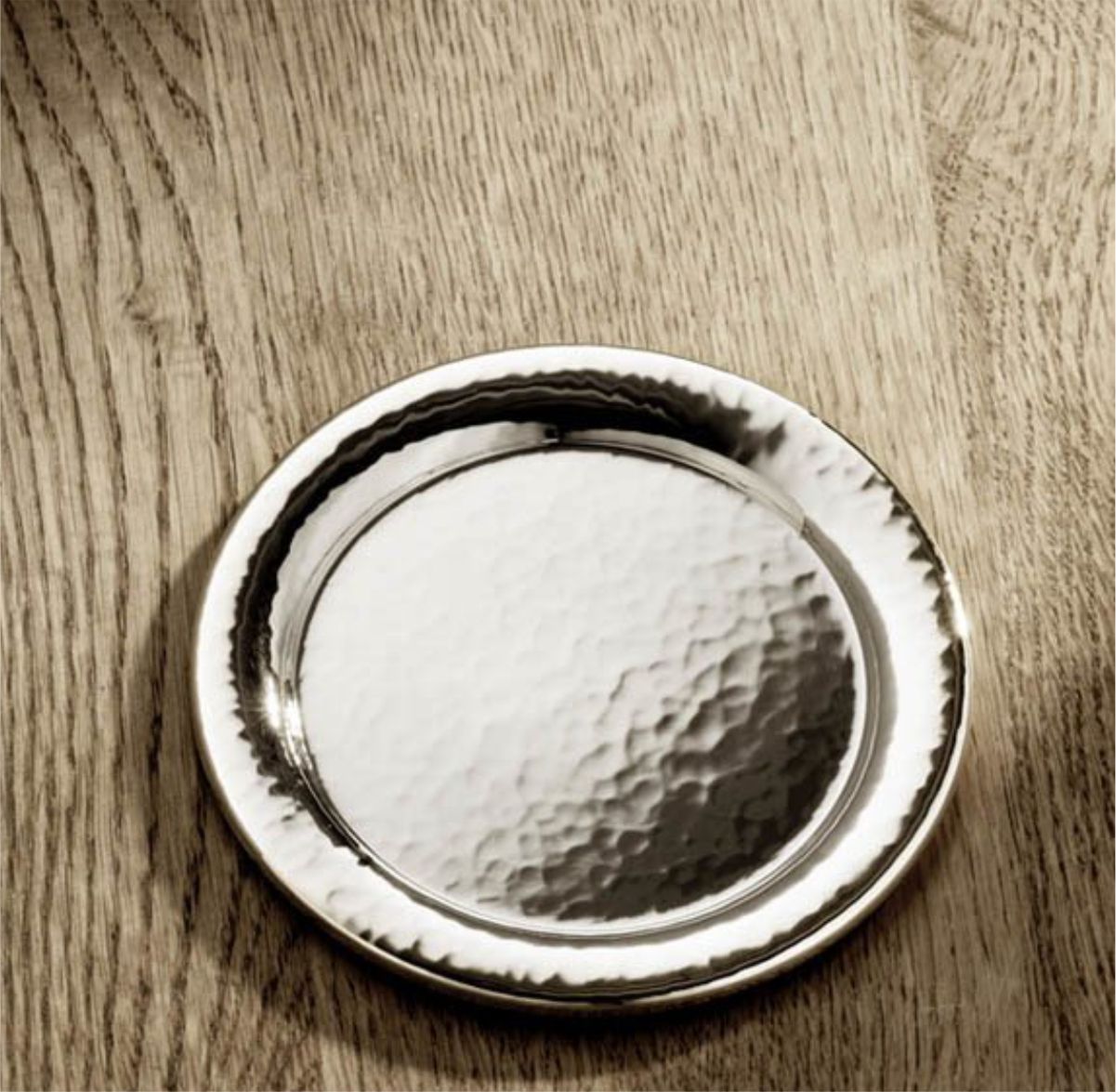 Martele 90 Gümüş Kaplama 14,5 Cm Şişe Altlığı