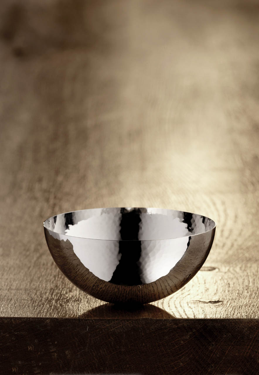 Martele 90 Gümüş Kaplama 10 Cm Kâse