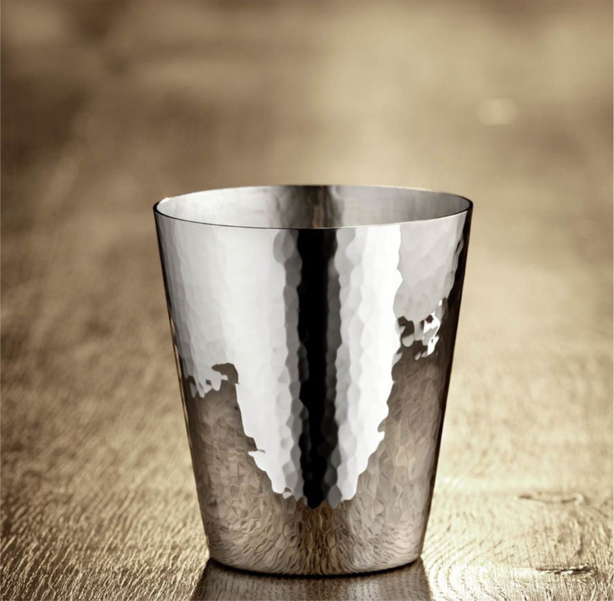 Martele 90 Gümüş Kaplama 8,50 Cm Cin, Su ve Şarap Bardağı