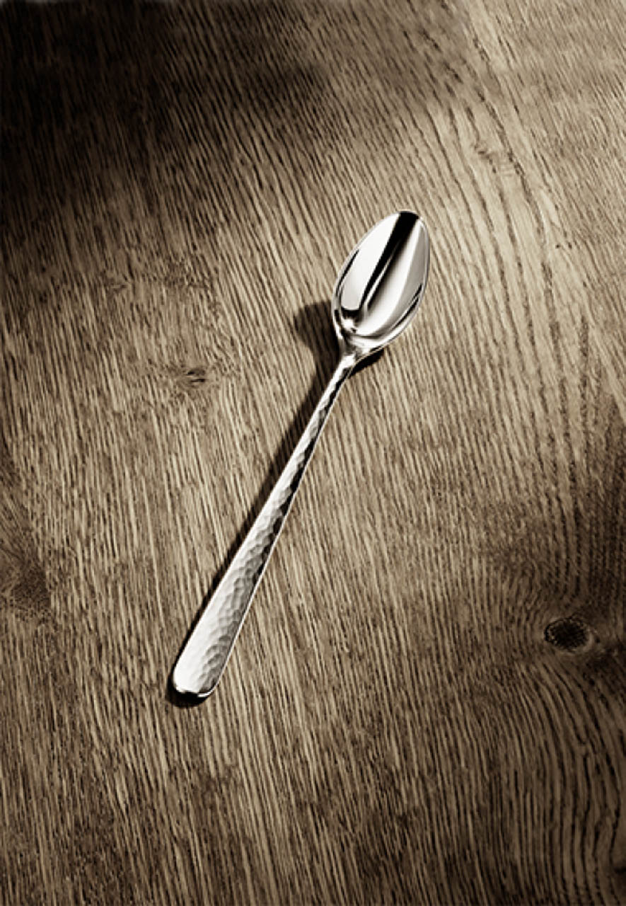 Martele 150 Gümüş Kaplama 19,4 Cm Uzun İçecek Kaşığı