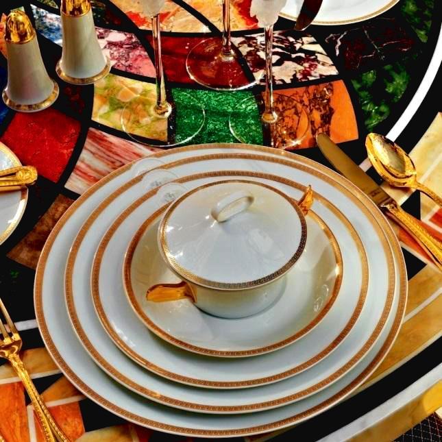 Meandre D Or Medaillon 12 Kişilik Yemek Seti