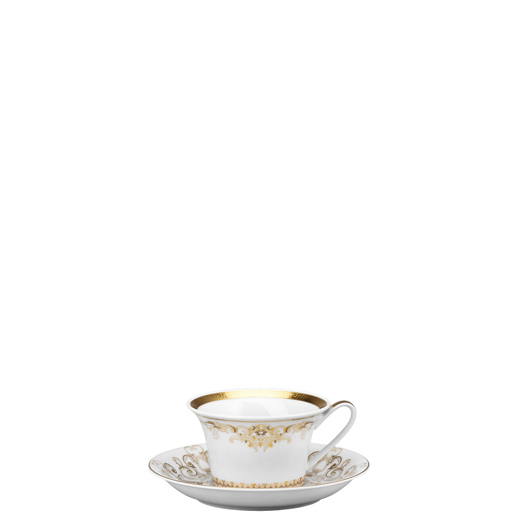 Medusa Gala Gold Tabaklı Çay Fincanı