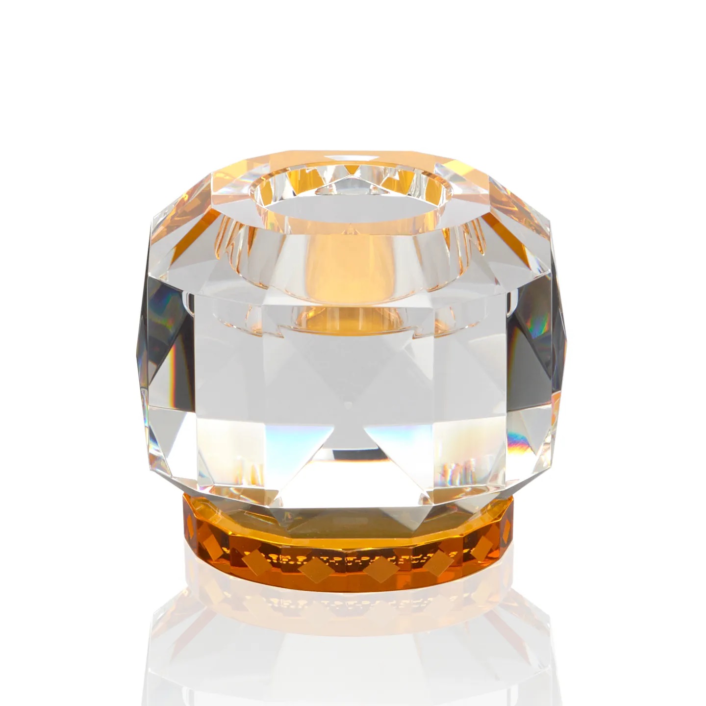 Reflections Copenhagen Texas 9*9*8 Cm Amber Masa Lambası