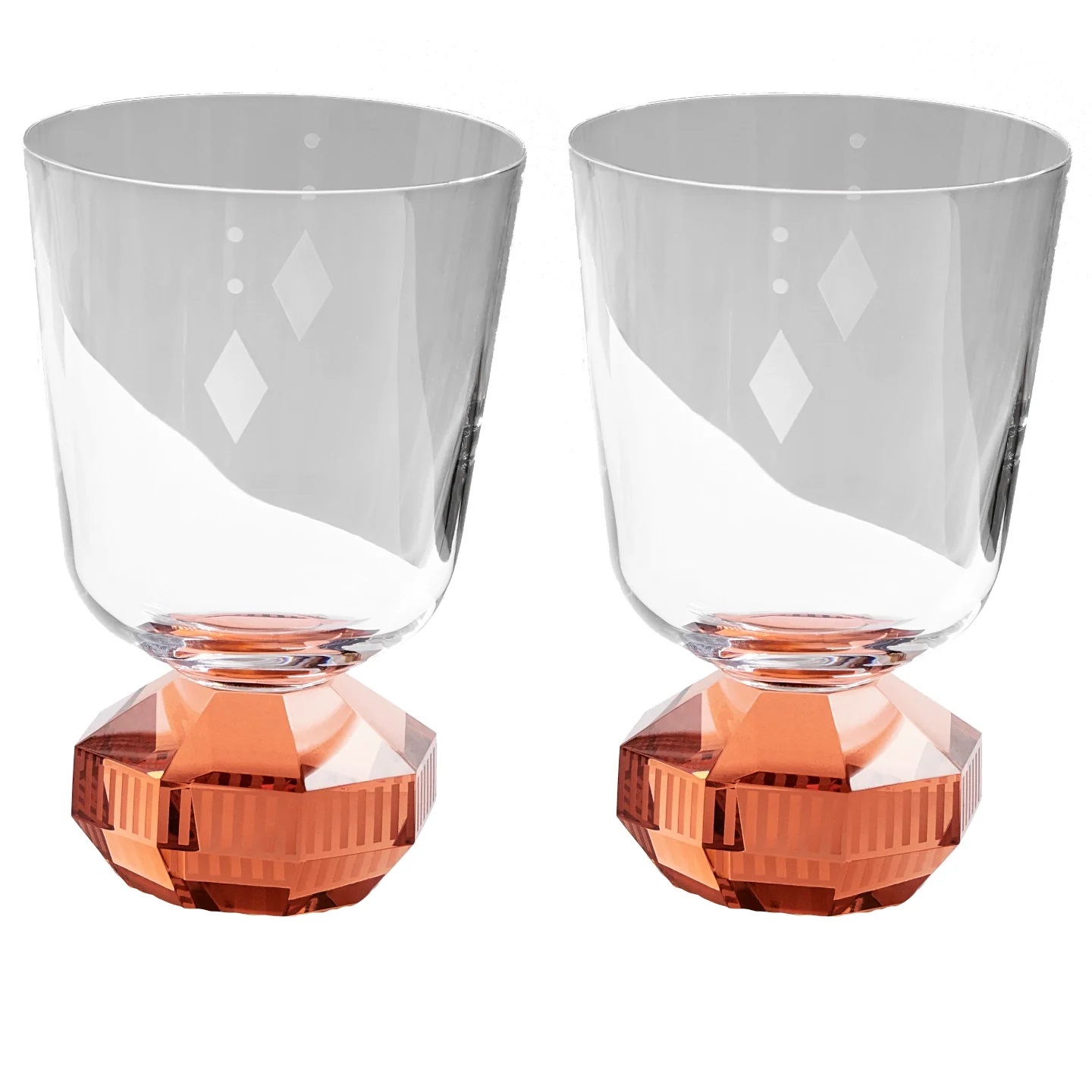 Reflections Copenhagen Chelsea 10,5 Cm Amber Renk Kristal Bardak