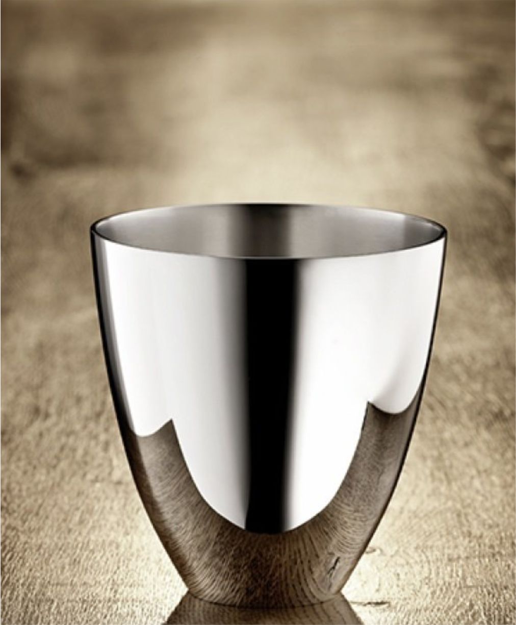 Martele 90 Gümüş Kaplama 13,50 Cm Buz Kovası