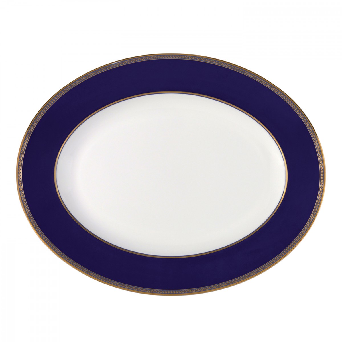 Renaissance Gold 35 Cm Oval Servis Tabağı