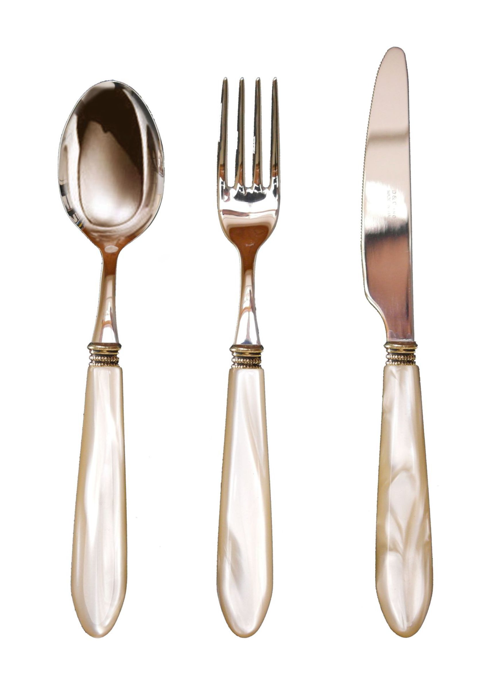 Boston Antique Gold Steel 75 Parça Çatal,Bıçak ve Kaşık Seti