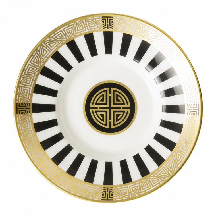 Satori Black Kahve Fincan Tabağı