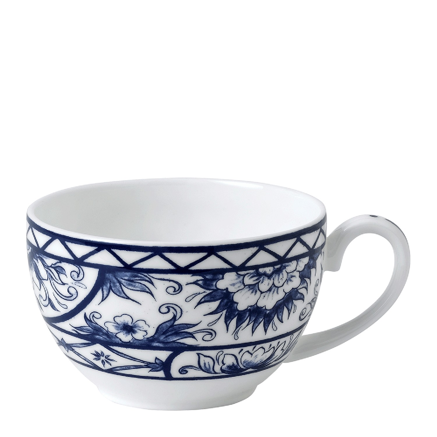 Victoria's Garden - Blue Kısmı Kaplama 14,5 Cm Çay Fincanı